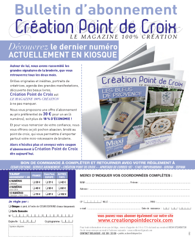Création Point de Croix Magazine N°22 - page 9