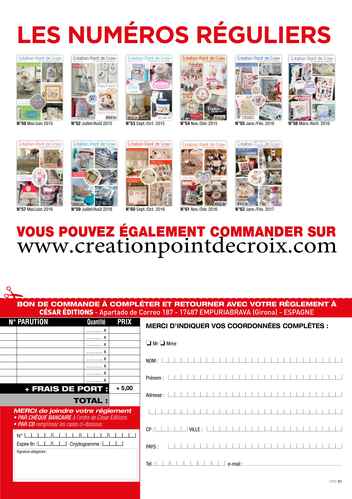 Création Point de Croix Magazine N°63 - page 35