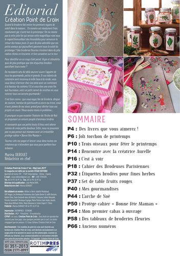 Création Point de Croix Magazine N°64 - page 2